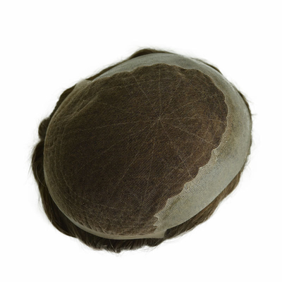 Filtro per uomo in PU naturale per capelli umani 100% per capelli per uomo per le parrucche per capelli
