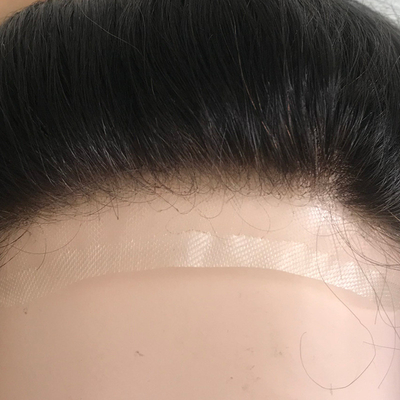 Filtro per uomo in PU naturale per capelli umani 100% per capelli per uomo per le parrucche per capelli
