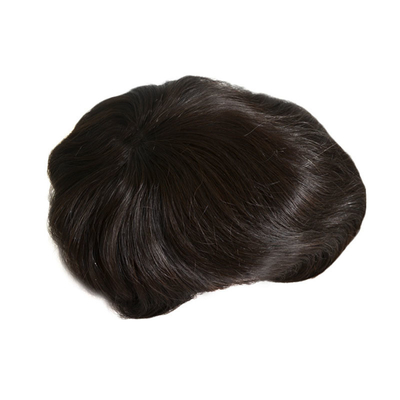 Filtro per uomo in PU naturale per capelli umani 100% per capelli per uomo per le parrucche per capelli