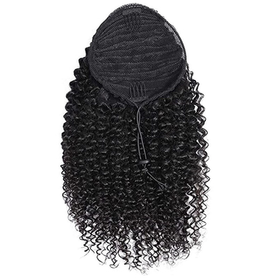 Body Wave Wrap Black Hair Piece con vantaggio di perdita e senza intreccio