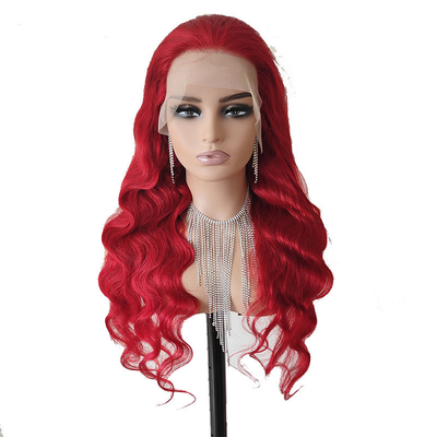 Body Wave Cherry Rosso Afro Capelli Umani Parrucche per donne nere in piccole/grandi/medio taglio