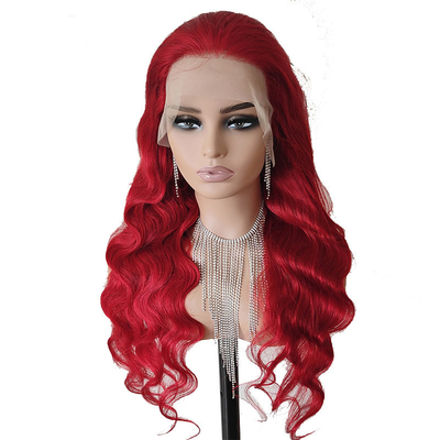Body Wave Cherry Rosso Afro Capelli Umani Parrucche per donne nere in piccole/grandi/medio taglio