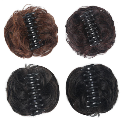 Accettabile OEM/ODM Donut per capelli sintetici Messy Bun per estensioni di capelli Chignon