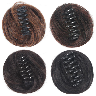 Accettabile OEM/ODM Donut per capelli sintetici Messy Bun per estensioni di capelli Chignon