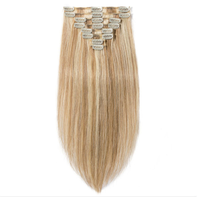 Alto grado 12A estensione dei capelli a clip per donne bianche 4 colore Remy 100% capelli umani
