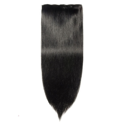 Clip di capelli rettilineo a cuticule piena In estensioni di capelli reali indiane crude per donne nere