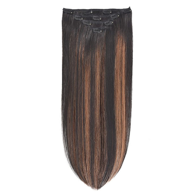 Virgin Highlight Remy Hair Clip In Extensions 7-9 pezzi Set per capelli naturali reali grezzi