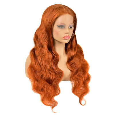 Remy Hair Top Grade Brasiliano 13*4 Highlight Perugia con colore zenzero HD Pizzo Frontale