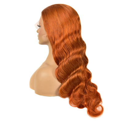 Remy Hair Top Grade Brasiliano 13*4 Highlight Perugia con colore zenzero HD Pizzo Frontale