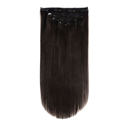100% estensioni di capelli umani cuticule completa doppio disegnato vera vergine grezza naturale Remy invisibile clip senza cuciture