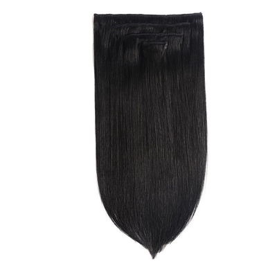 100% estensioni di capelli umani cuticule completa doppio disegnato vera vergine grezza naturale Remy invisibile clip senza cuciture