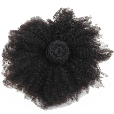 12 A Grado 1B Colore naturale Remy Vergine grezza brasiliana Afro Kinky Curly Clip-in Hair