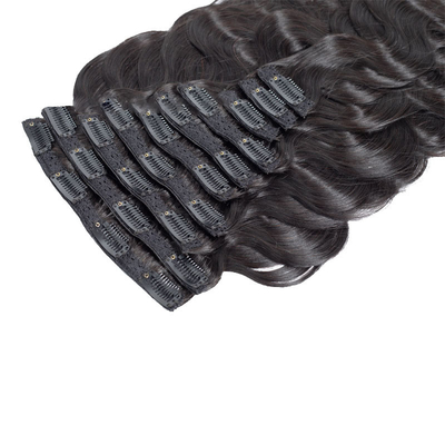 12 A Grado 1B Colore naturale Remy Vergine grezza brasiliana Afro Kinky Curly Clip-in Hair