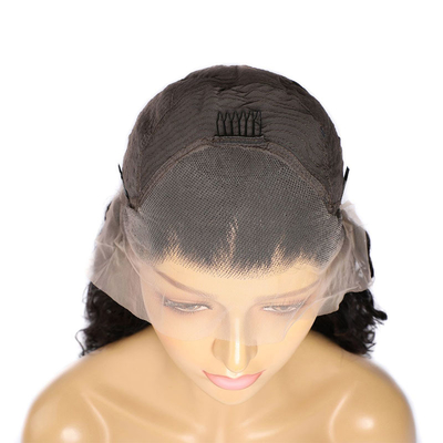 14-28 pollici Remy capelli onde d'acqua Frontale capelli umani parrucche con nodi sbiancati Pre Pucked