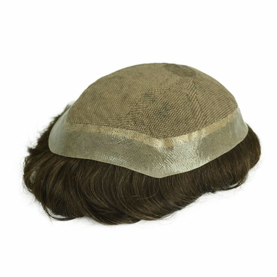 1B Colore naturale Capelli umani Remy Capelli non chirurgici Sostituzione dei capelli Toupee per uomini
