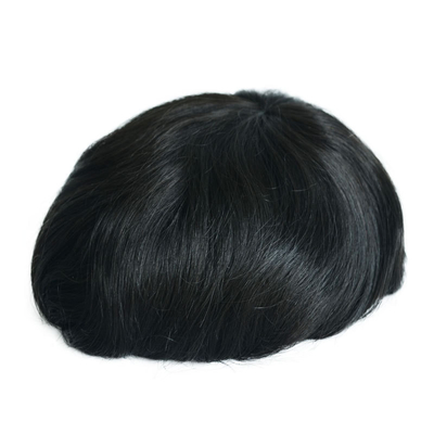 1B Colore naturale Capelli umani Remy Capelli non chirurgici Sostituzione dei capelli Toupee per uomini