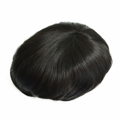 Stile HD e pizzo morbido per il capello maschile parrucca 6 pollici lunghezza Afro riccio tessuto Toupee per uomini neri