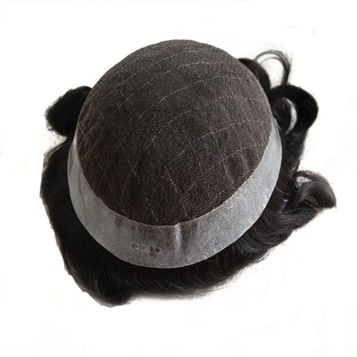Stile HD e pizzo morbido per il capello maschile parrucca 6 pollici lunghezza Afro riccio tessuto Toupee per uomini neri