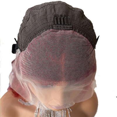 Dimensione media 100% Capelli umani Rosso Marrone Rilievo Corpo Ondata HD Pizzo Perugia Capelli grezzi Venditore
