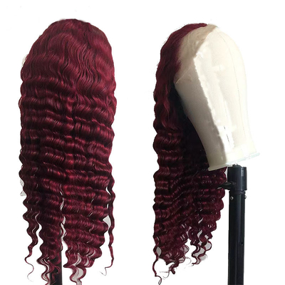 Le parrucche per capelli umani a onde profonde con cuticule piena