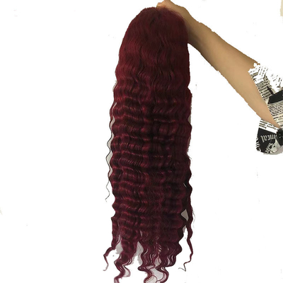 Le parrucche per capelli umani a onde profonde con cuticule piena