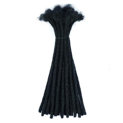 Capelli umani in blocco per donna senza trama Fratelline Dreadlocks Capelli Incornicato Trecce Locus Estensioni