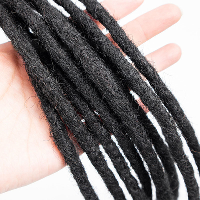 Capelli umani in blocco per donna senza trama Fratelline Dreadlocks Capelli Incornicato Trecce Locus Estensioni