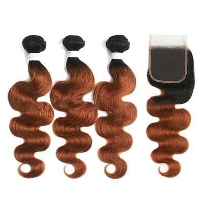 10A Estensione del fascio di capelli umani 100% cuticule di capelli indiani vergini grezzi allineati con doppia trama