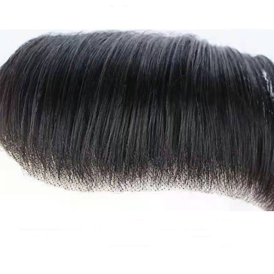 Super PU Skin Hair Topper 100% Capelli Umani Con Disegno Di Toupee Con Invisibile V Loop Front