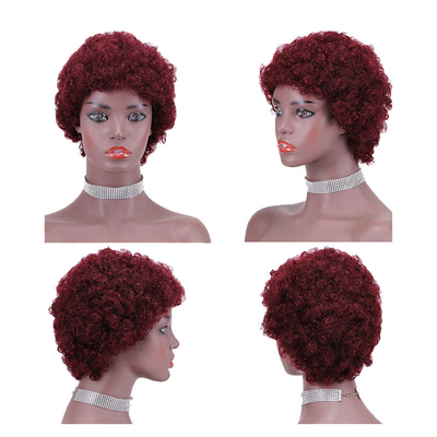 Capelli da fantoccio brasiliani tagliati corti per le donne nere