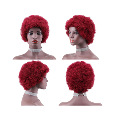 Capelli da fantoccio brasiliani tagliati corti per le donne nere