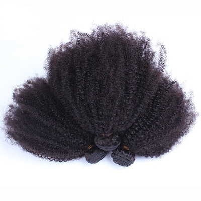 Fusioni di capelli a onde profonde per capelli ricci afro Kinky SINGLE WEFT Tipo di estensione dei capelli