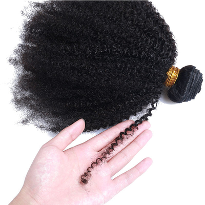 Fusioni di capelli a onde profonde per capelli ricci afro Kinky SINGLE WEFT Tipo di estensione dei capelli