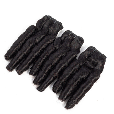 Fusioni di capelli a onde profonde per capelli ricci afro Kinky SINGLE WEFT Tipo di estensione dei capelli