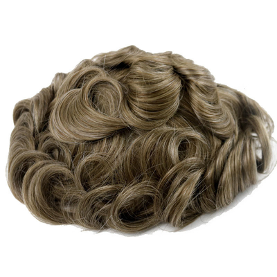 Giudaico Custom 150 Densità Remy Toppers capelli umani con base di pelle iniettata