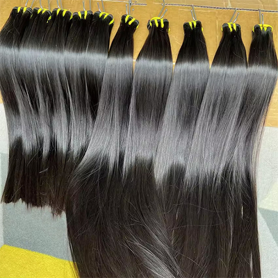 0.2kg di capelli remi osso retto e ricciato grezzo Peruvian Indian Hair Extensions Bundles