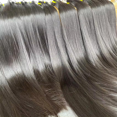 0.2kg di capelli remi osso retto e ricciato grezzo Peruvian Indian Hair Extensions Bundles
