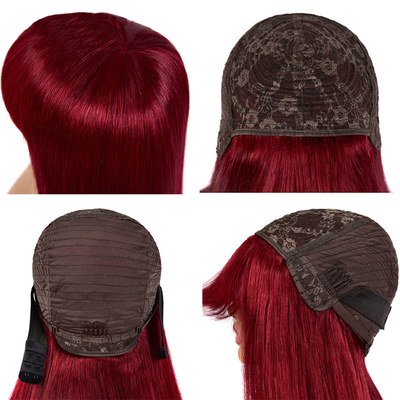 Cuticule vergine allineata osso rettilineo capelli umani parrucche 12A Remy capelli senza perdita liscia