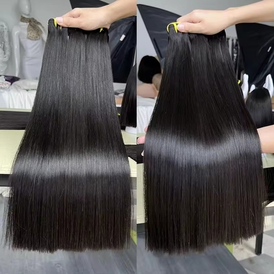 0.2kg di capelli remi osso retto e ricciato grezzo Peruvian Indian Hair Extensions Bundles
