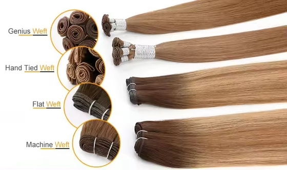 100% Remy Capelli Vergini Genius Weft capelli umani grezzi Bundle Diversi Stili Capelli Vergini di qualità