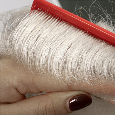 Disegno di Toupee destro Russo Legato a mano Scalpo completo HD Sistema di capelli umani a pizzo Perrucca Capelli vergini