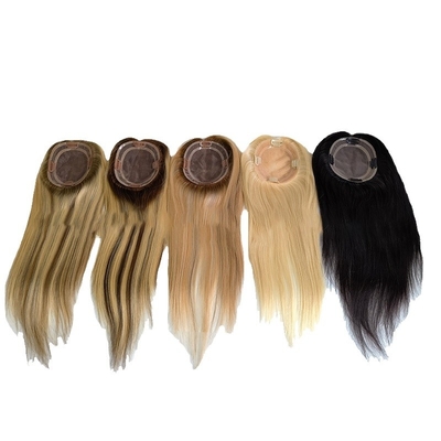 Sistema di sostituzione di toupee per capelli lunghi a doppio mono da 6 per 8 per spose