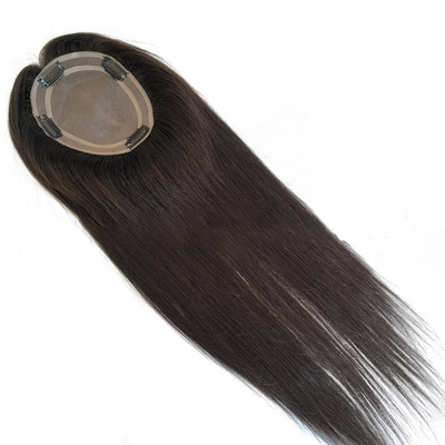 Sistema di sostituzione di toupee per capelli lunghi a doppio mono da 6 per 8 per spose