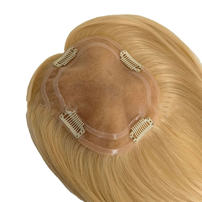 Sistema di sostituzione di toupee per capelli lunghi a doppio mono da 6 per 8 per spose
