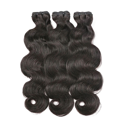 12A Grado doppia trama trama cambogiana peruviana visone brasiliana corpo ondulato fasci di capelli umani