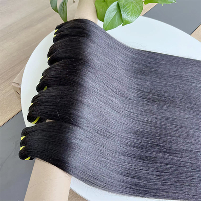 55% Rapporto capelli più lunghi Fusioni di capelli brasiliani per tutti i colori di tintura