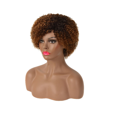 Pixie Cut Afro Parrucca Remy Cuticule Vergine Allineato Capelli Umani Bob Ricci Curly Parrucca Corta Per Donne