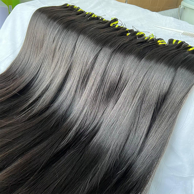 55% Rapporto capelli più lunghi Fusioni di capelli brasiliani per tutti i colori di tintura