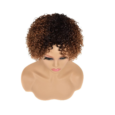 Pixie Cut Afro Parrucca Remy Cuticule Vergine Allineato Capelli Umani Bob Ricci Curly Parrucca Corta Per Donne
