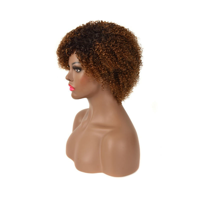 Pixie Cut Afro Parrucca Remy Cuticule Vergine Allineato Capelli Umani Bob Ricci Curly Parrucca Corta Per Donne